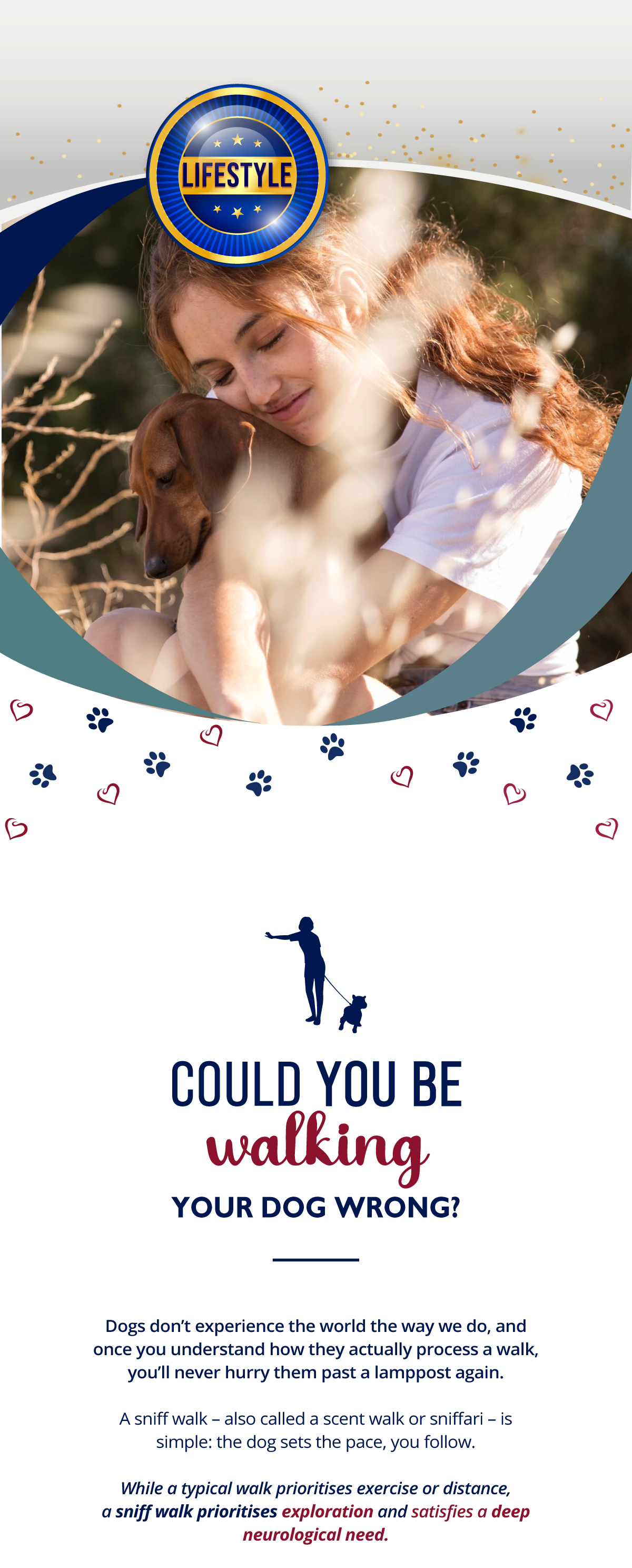 Dogs don�t experience the world the way we do, and once you understand how they actually process a walk, you�ll never hurry them past a lamppost again.